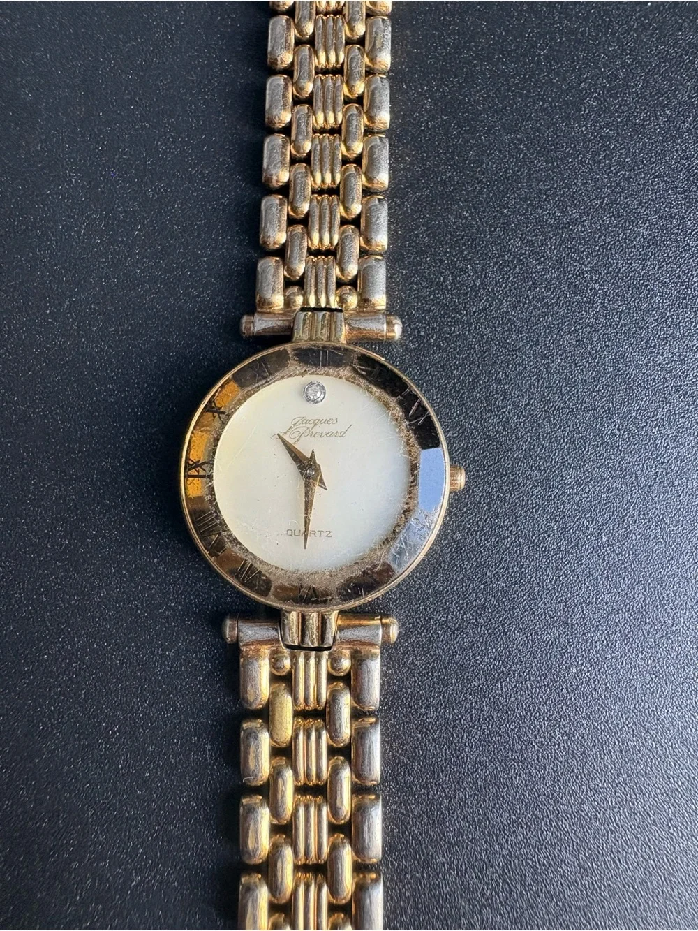 Jacques Piccard Gold-Tone Women's Quartz Bracelet Watch